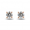 Gold Earrings With Diamonds