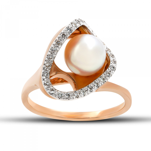 Gold Ring With Pearls Pearl Magic