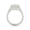 Chic Coral White Gold Ring 
