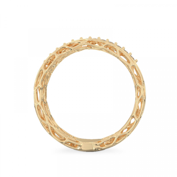 Yellow Gold Ring Lacy Fairy Tale 