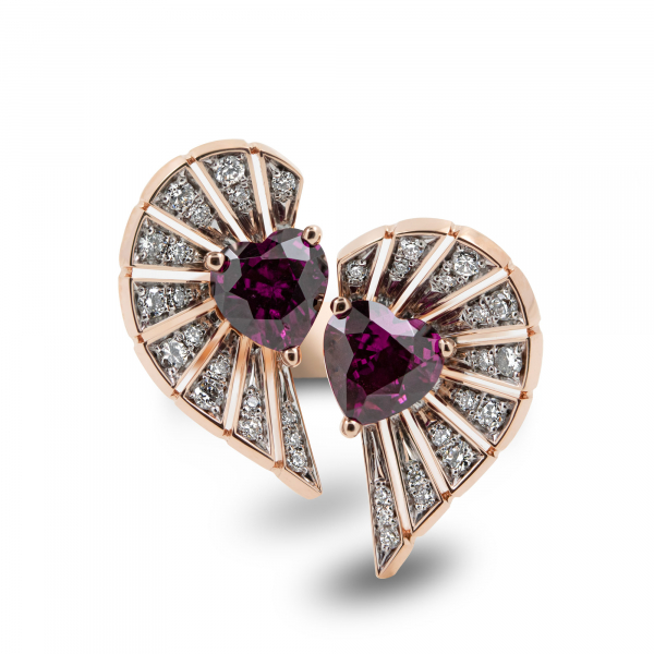 Kuldne sõrmus Granaadi Sära