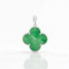 Pendant Clover With Jadeite