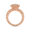 Shining Coral кольцо из розового золота с фианитом