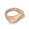 Charming Spider Web Rose Gold Ring