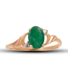 Woman Ring With Emerald