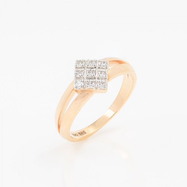 Gold Ring Rhombus