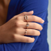 Gold Ring With Yellow Diamonds