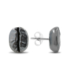 Silver Earrings Black Coffee