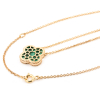 Gold Necklace With Malachite