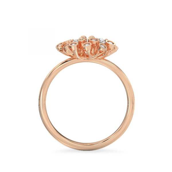 Chrysanthemum Rose Gold Ring