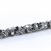 Silver Bracelet With Skulls